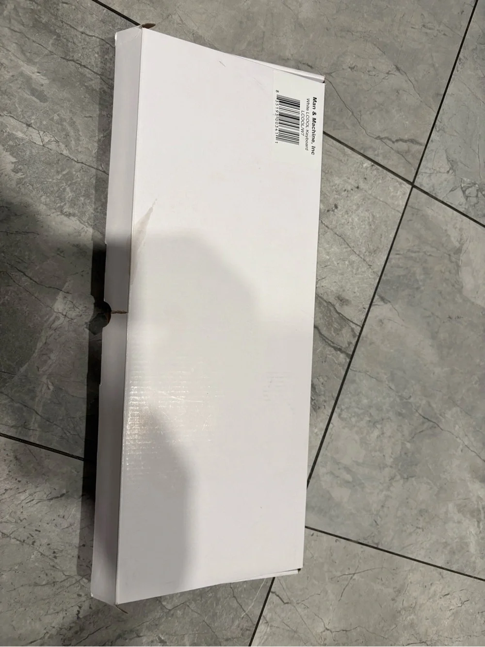 Man & Machine Washable Keyboard White